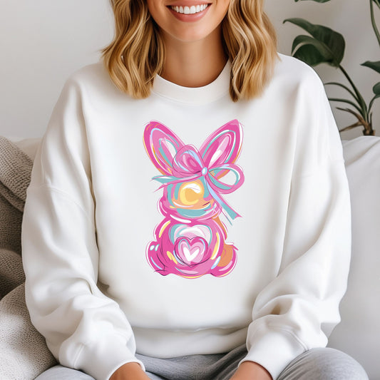 Brushstroke Easter Bunny